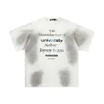 Gradient Tie-dye Letter Print Short-sleeve T-shirt. Stay cool and stylish with this comfortable and trendy top, perfect — photo 1
