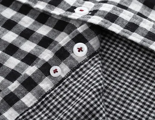 Title 3, Mens Shirt Long Sleeve Plaid Leisure Iron-free...