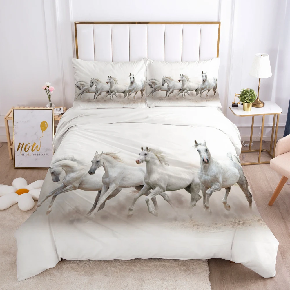 Roupa de cama com impressão digital 3D criativa, atacado na Amazon, e-commerce cross-border, Ebay por encomenda. Durma com arte! — foto 1