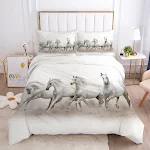 Roupa de cama com impressão digital 3D criativa, atacado na Amazon, e-commerce cross-border, Ebay por encomenda. Durma com arte! — foto 1