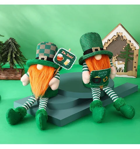 Title 7, Irish Festival Faceless Doll Party Layout Props...