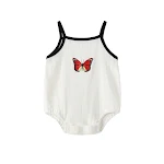 Macacão Bebê Algodão Sem Mangas Roupa Recém-Nascido Body Confortável e Leve Perfeito para o Verão e Proporciona Liberdade de Movimentos — foto 2