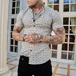 Floral print white