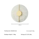 Round Gold Platinum 20cm