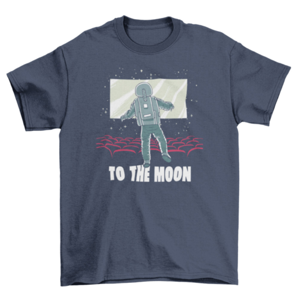T-shirt a maniche corte To The Moon per uomo e donna — foto 3