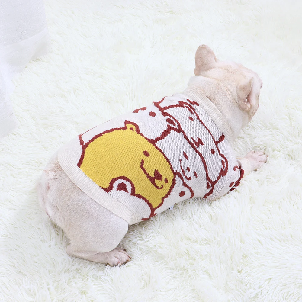 Title 4, Herbst Winter Neuer Stil Mops Bulldogge Pullove...