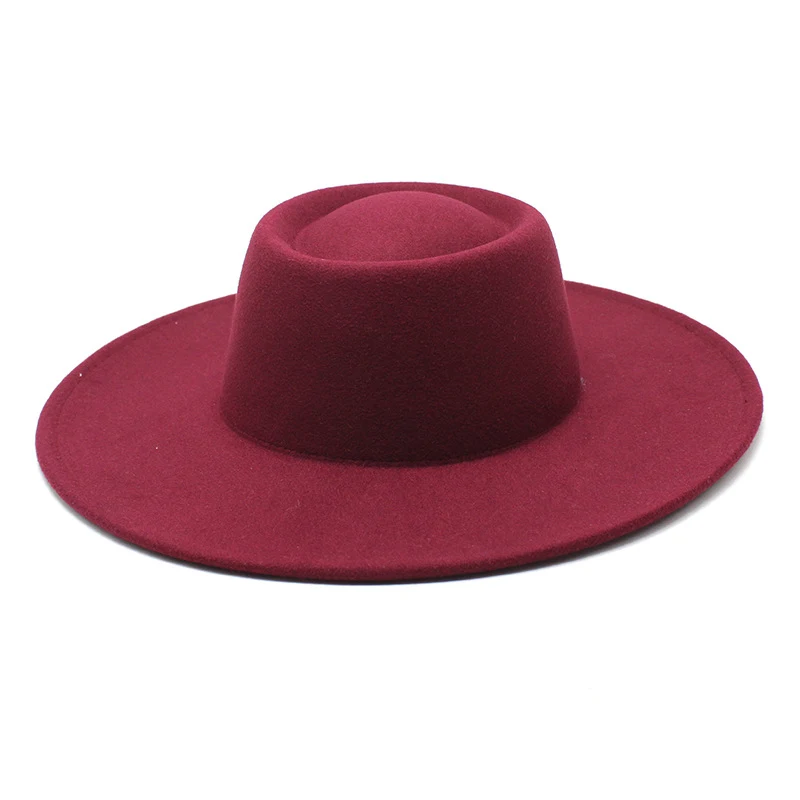 Title 4, Men And Women Fashion Simple Felt Bowler Hat