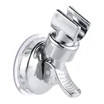 Silver Shower Head Holder Bathroom Wall Mount Suction Bracket, Adjustable and Strong Grip for Easy Installation in your — photo 3