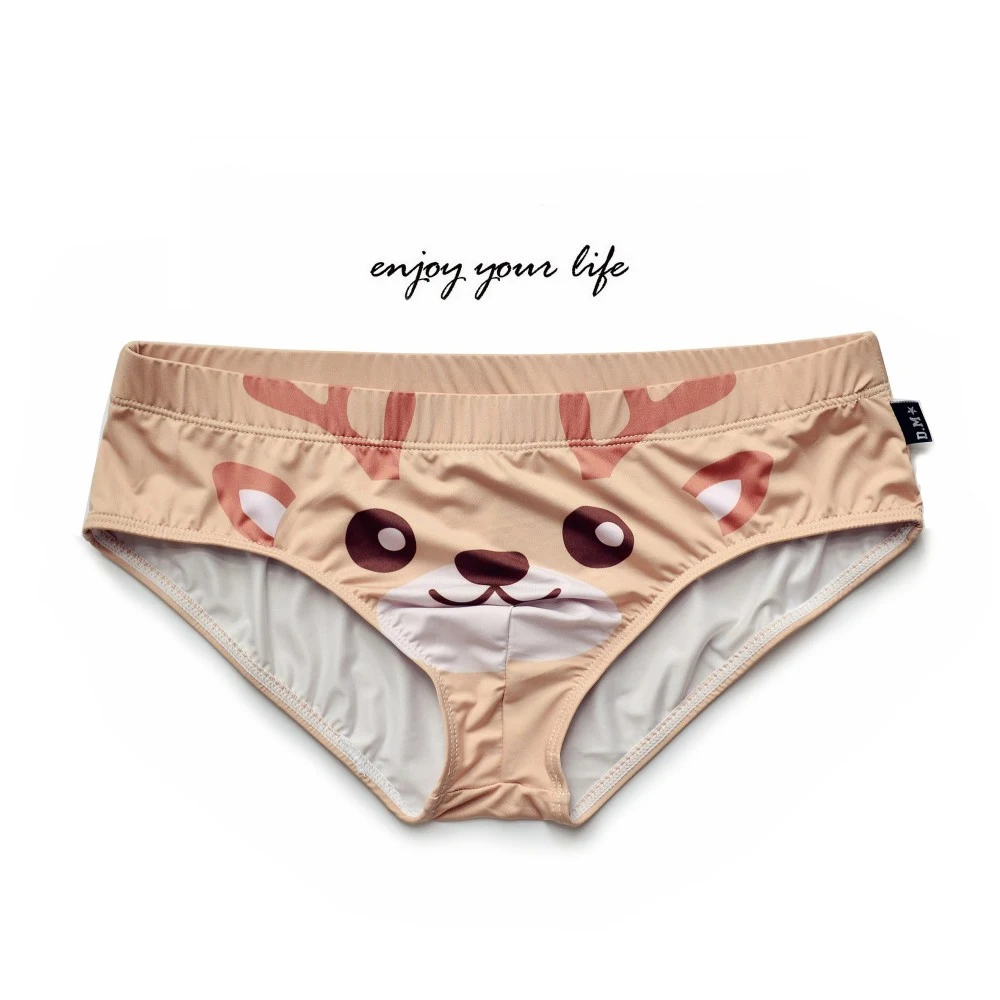 Niedrige Taille, dünne, atmungsaktive Polyester-Slips mit Cartoon-Tierdruck für Komfort und ein luftiges Gefühl den ganzen Tag. — foto 21