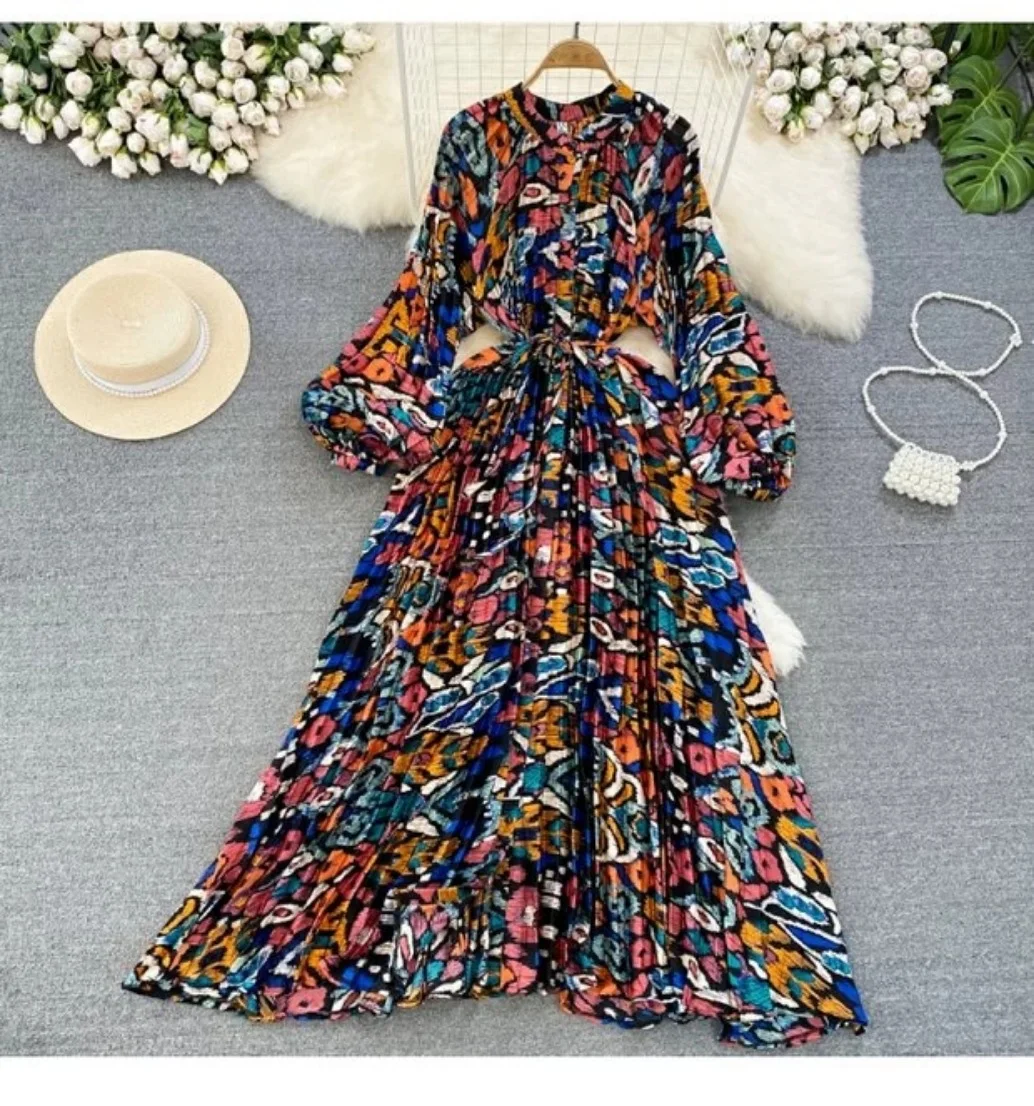 Title 10, Light Luxury Temperament Lantern Long Sleeve Ro...