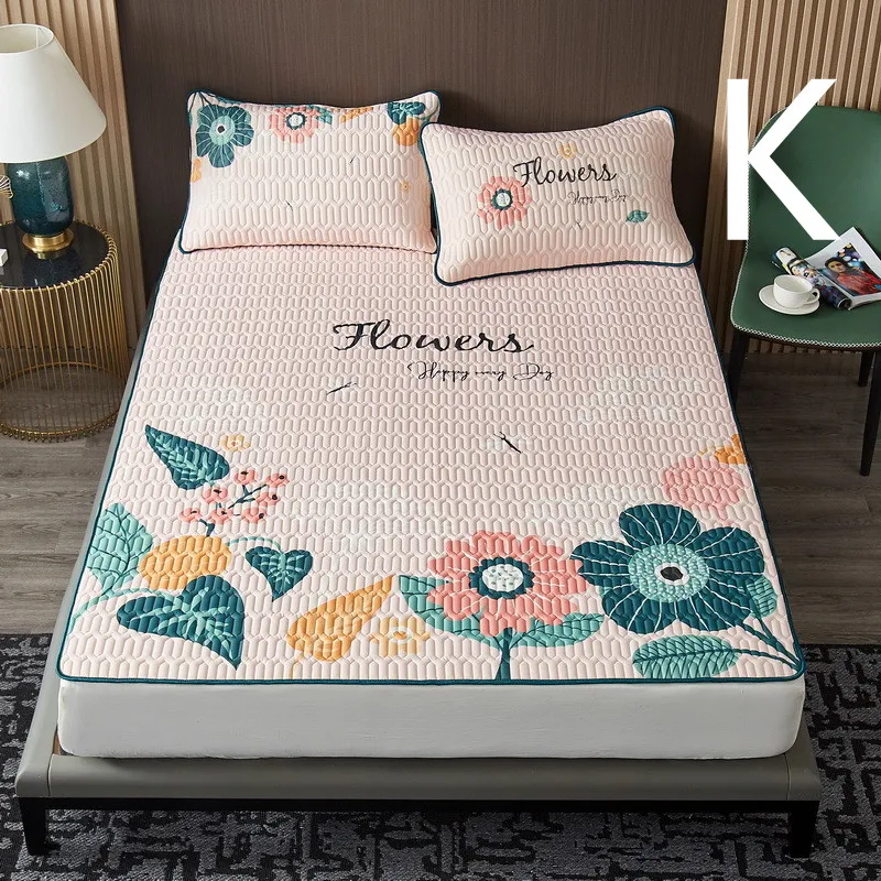 Title 2, Ice Feeling Silk Latex Mat Three-piece Set, Was...