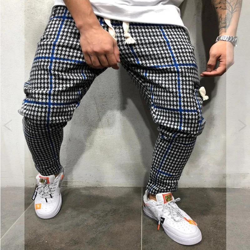 Men's Fashion Striped Harem Trousers Hip-Hop Sweatpants. Experience comfort and urban style with these loose-fitting swe — photo 4