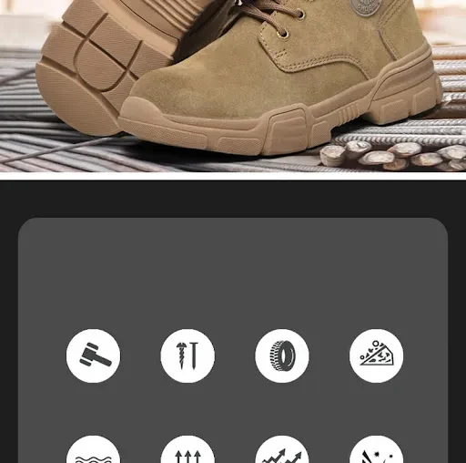 Title 3, Scarpe antinfortunistiche alte da uomo Anti-sch...