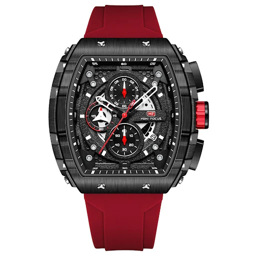 Title 5, Relógio masculino Tonneau estilo outdoor à prov...