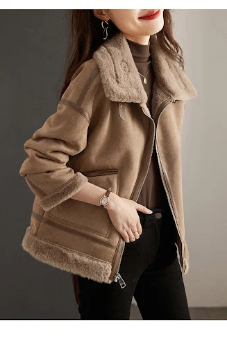 Title 5, Womens Casual Loose Motorcycle Style Versatile...