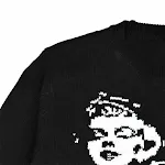 Women's Harajuku Knit Sweater Top Jacket with Long Sleeves, a cozy and stylish knit cardigan perfect for layering and ev — photo 3