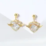 Golden White Angel Wings