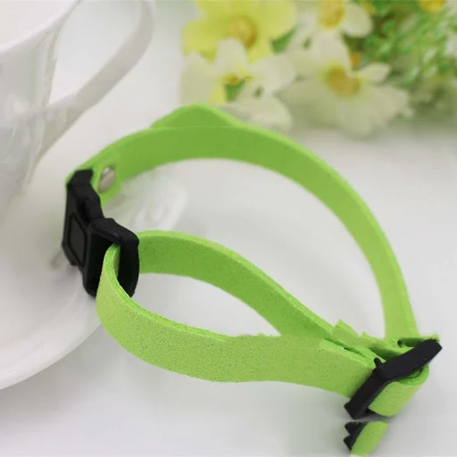 Title 3, Adjustable Korean velvet bow collar for pets, c...