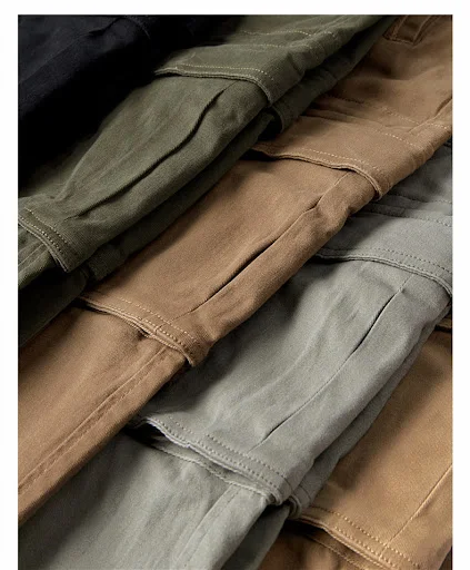 Title 7, Pantalones cargo casuales ajustados para hombre...