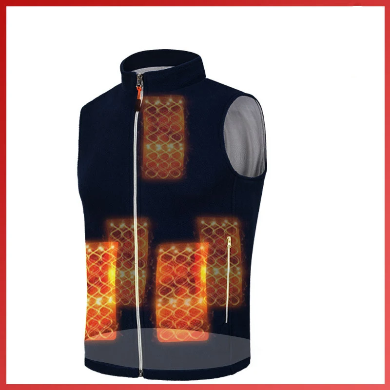 Intelligent Three-speed Temperature Control Heating Clothes Vest provides warmth and comfort with customizable heating l — photo 1