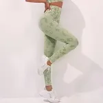 Camouflage Yoga Hose Hoher Bund Nahtlos Leggings Stretch Po Heben Laufen Sport Fitness Hose Für Damen — foto 7