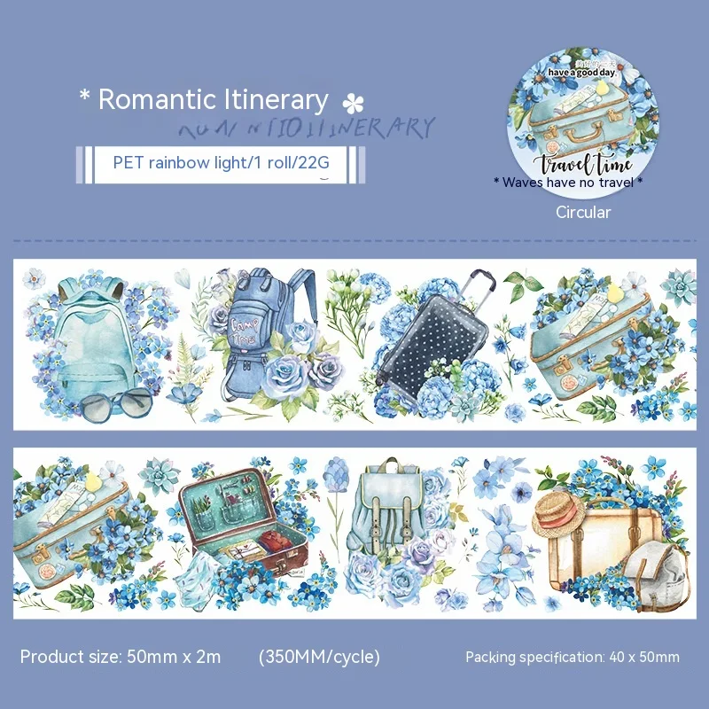 Beautiful Day Tape Travel Time Series Loop Sticker – Endlose Sticker für kreatives Gestalten. Halten Sie Ihre Reise-Erinnerungen fest. — foto 21
