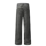 Fashion Beggar Dirty Pants Men's Jeans, offering a worn and stylish look, comfortable for daily wear, perfect for a casu — photo 7
