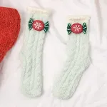 Coral Socks For Children In Autumn And Winter — photo 16