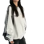 Maglione da donna con patchwork alla moda e colori a contrasto, perfetto per un look elegante e moderno, caldo e versatile. — foto 2