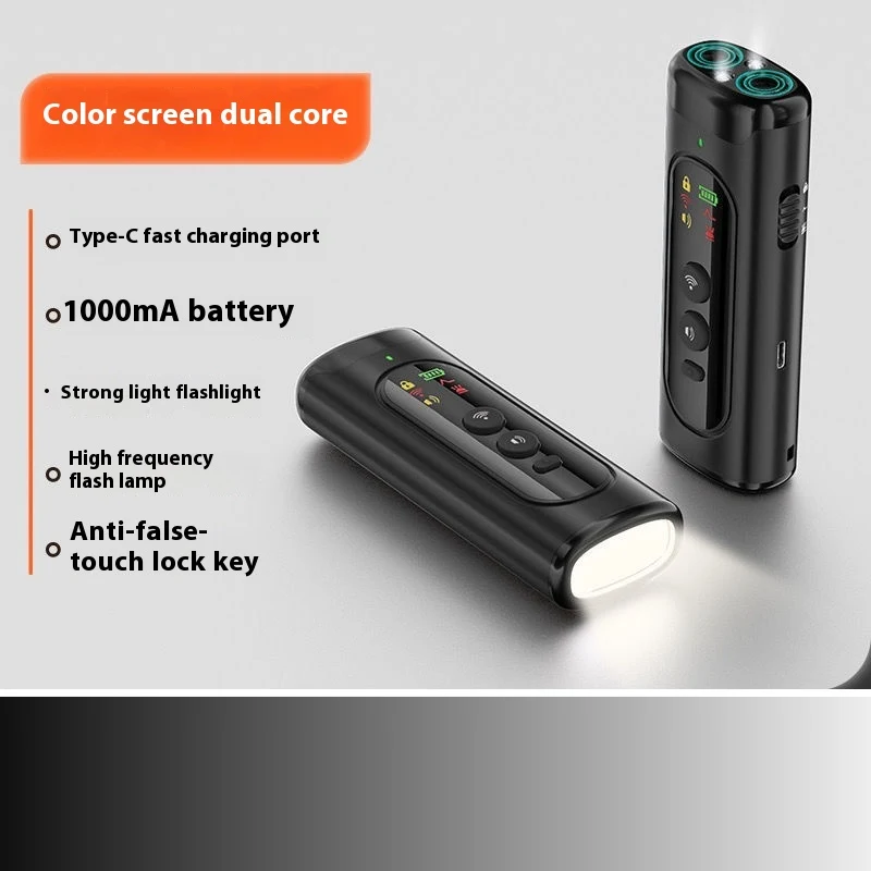Ultrasonic Dual-core Bark Stopper Dog Collar with Electric Shock Effective Training Control Excessive Barking Improve Pe — photo 2