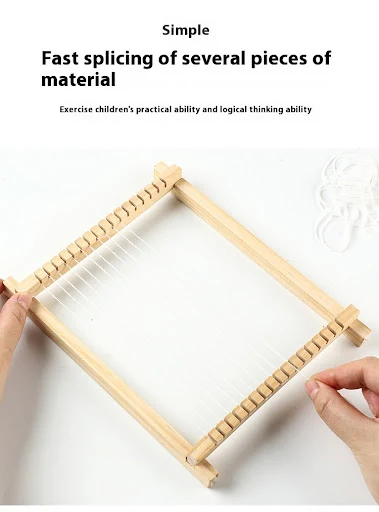 Title 2, DIY Homemade Loom Technology for Making Small T...