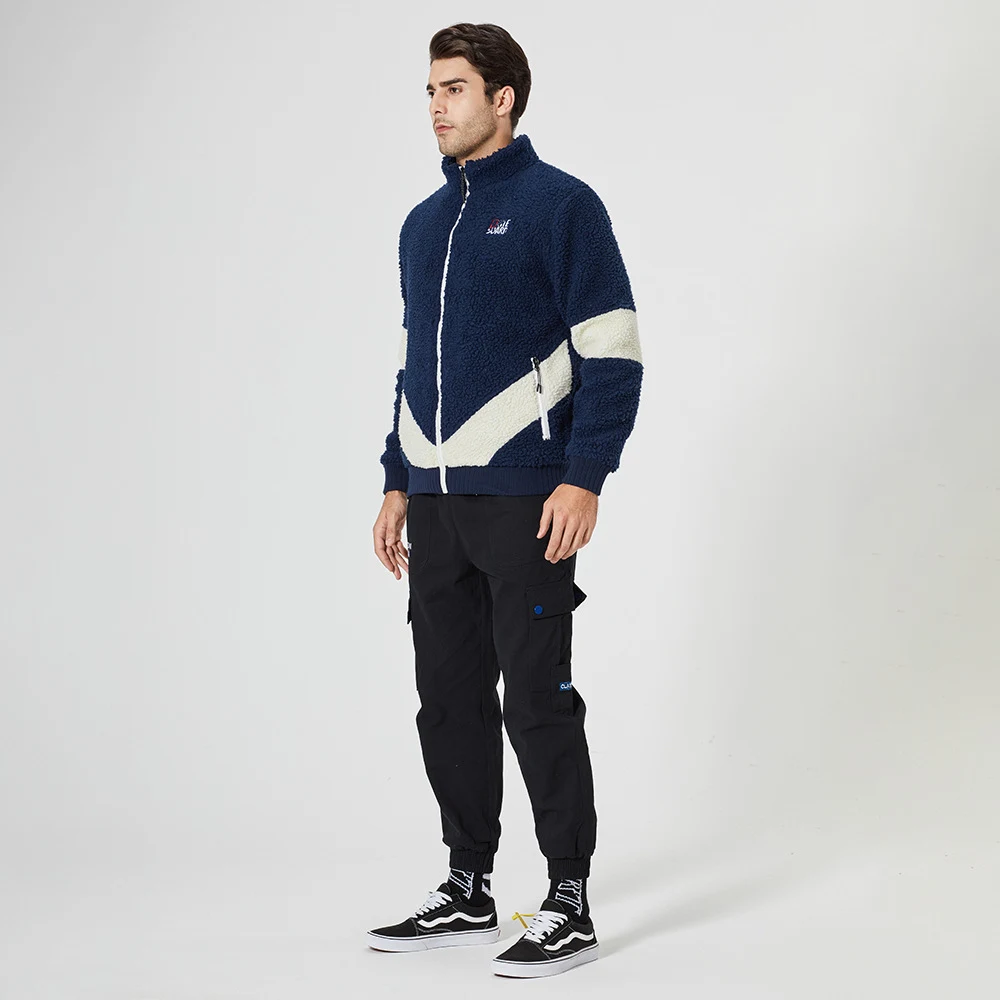 Suéter de camuflagem de lã de lã de casaco com capuz casual com capuz casual — foto 2