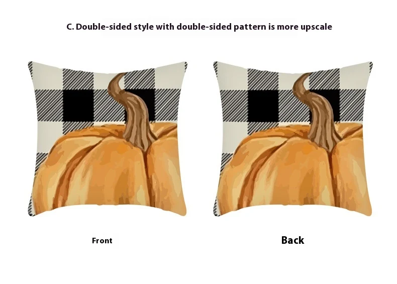 Title 2, New Thanksgiving Series Pillow Cover in English...