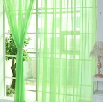 Cortinas de tule sólidas modernas para sala e quarto, transparentes e elegantes, ideais para janelas, proporcionando luminosidade e privacidade. — foto 3
