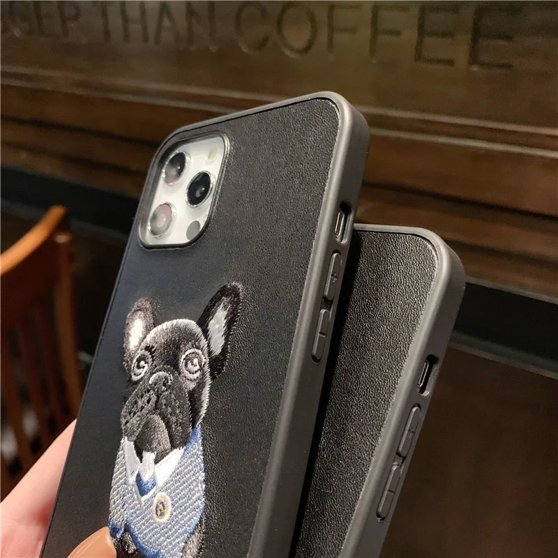 Title 7, Capa de celular Bulldog fofo com proteção contr...