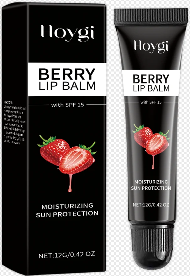 Title 1, Colored Berry Lip Balm for Cracked, Dry Lips. H...