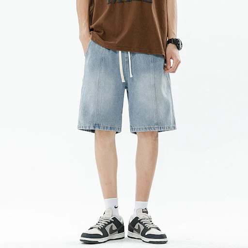 Title 6, Heren Loose Casual Cropped Broek Zomerse Stijl ...