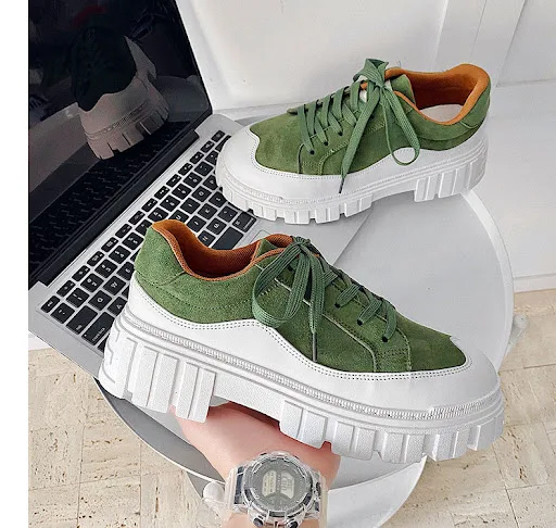 Title 4, Mens Casual All-match Low-top Board Shoes