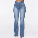 Plus Size Jeans Women Patch Pocket Washed Ladies High Waist Denim Trousers, comfortable, stylish and designed for a perf — photo 5