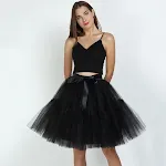Mesh Super Puffy Puffed Skirt Multilayer Skirt Achieve a Voluminous and Elegant Look with This Versatile and Stylish Ski — photo 11