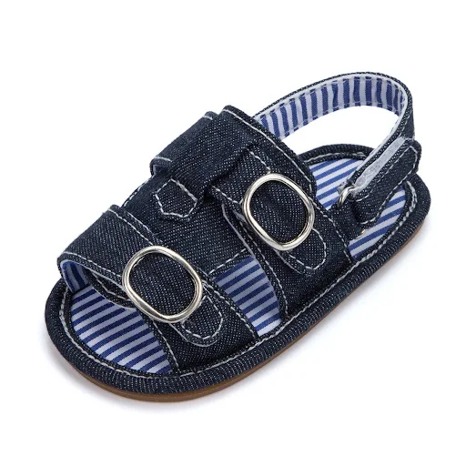 Title 2, Zachte, antislip babyschoenen met rubberen zool...