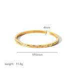 Pulseira de aço titânio estilo Ins com fivela de estrela de seis pontas, design moderno e durável, perfeita para um toque de sofisticação no seu dia a dia. — foto 15