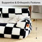 Fluffy Cat Couch Washable Pet Couch Bed For Cats And Small Dogs Up To Non-Slip Dog Beds, comfortable and easy to clean. — photo 13