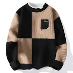 Women's Pullover Half Turtleneck Color Matching Casual Sweater, a comfortable and stylish choice for everyday wear, easy — photo 5
