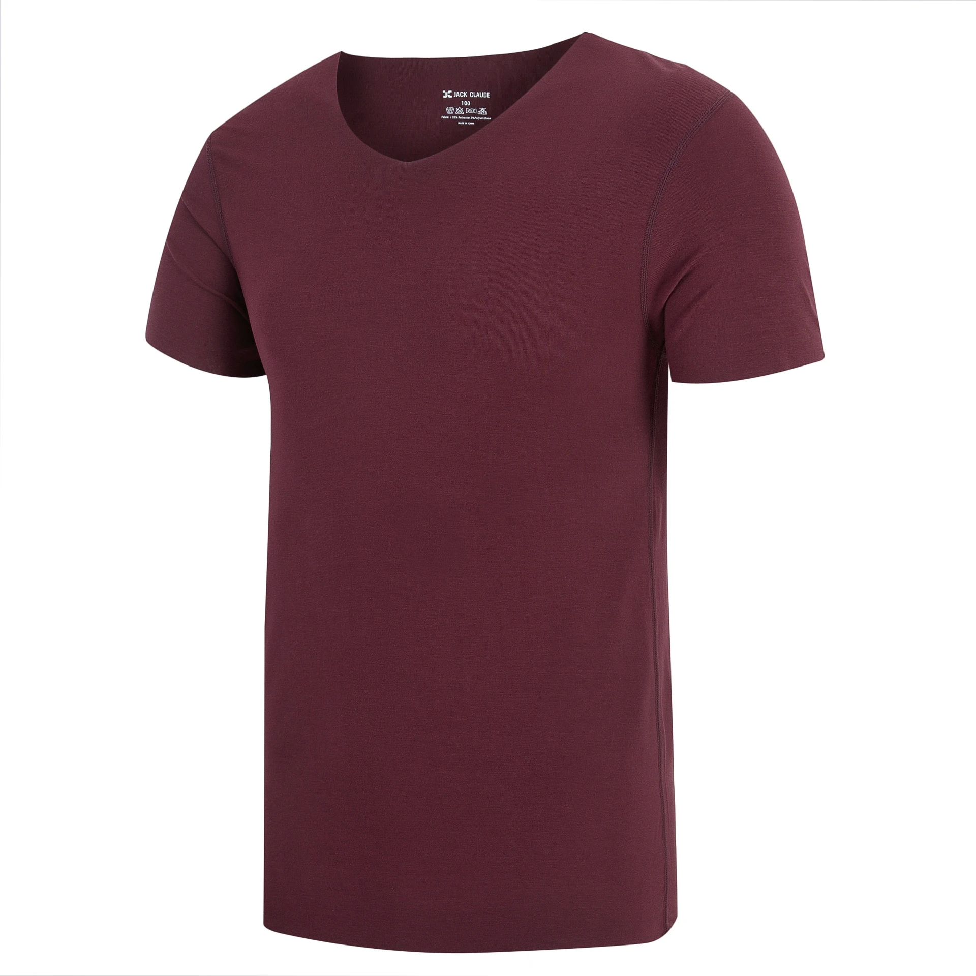 Title 7, Mens half-sleeved solid color bottoming shirt....