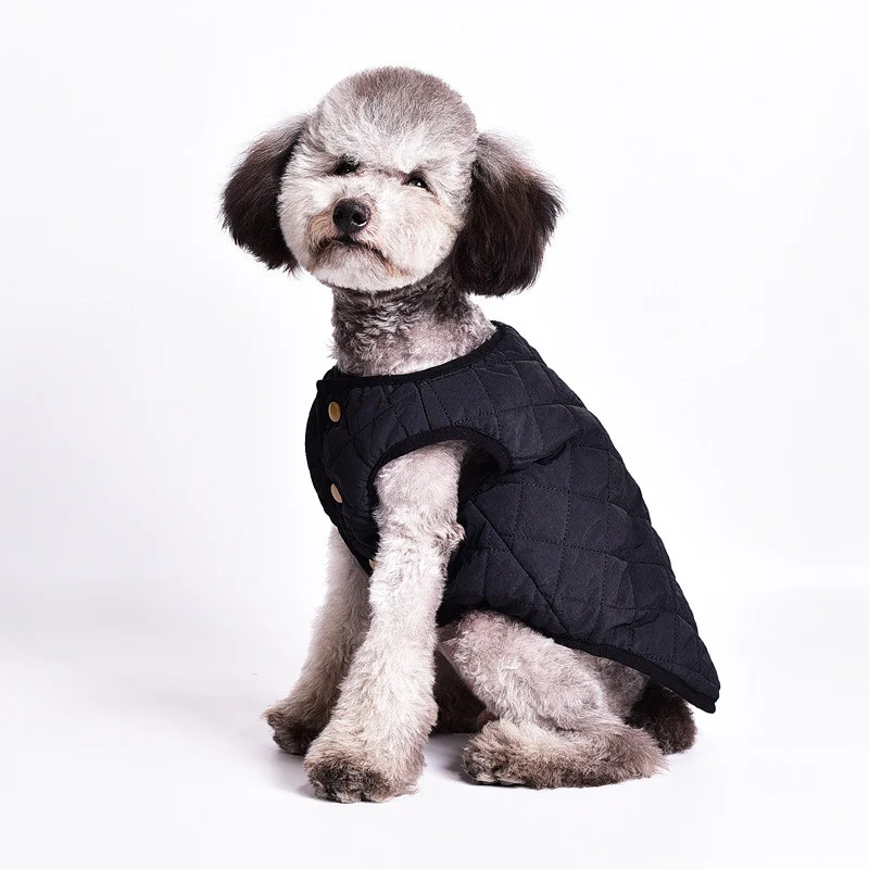 Warm Leisure Pet Dog Clothes Vest Warm pet wear, perfect for keeping your dog comfortable and warm during cold weather a — photo 4