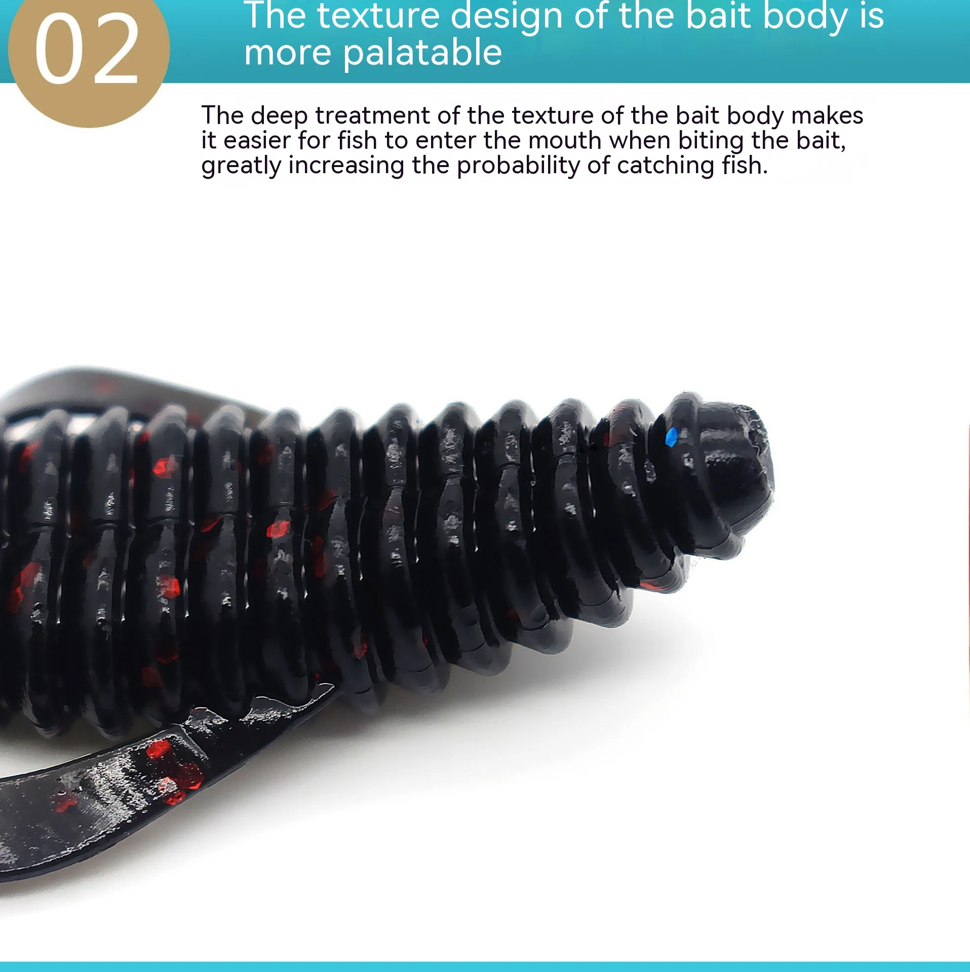 Title 3, 8cm Lure Simulation Soft Bait Fishing Tackle Re...