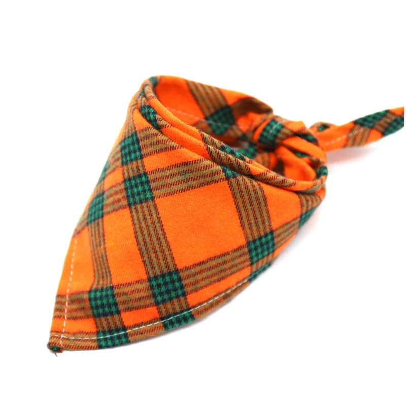 Title 14, 30/50pcs Dog Bandanas 100% Cotton Plaid Collar ...