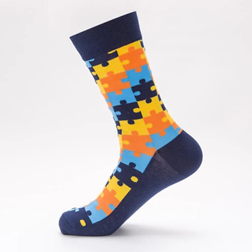 Title 6, Colorful Cotton Stockings Happy Puzzle