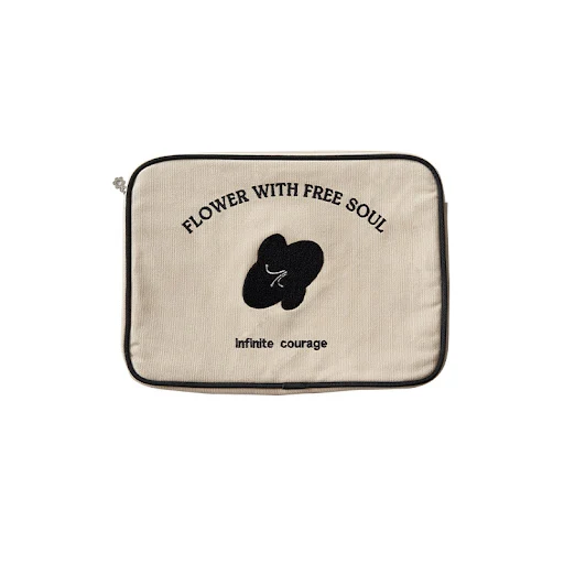 Title 8, Portable Notebook Liner Bag Embroidery Lady, st...